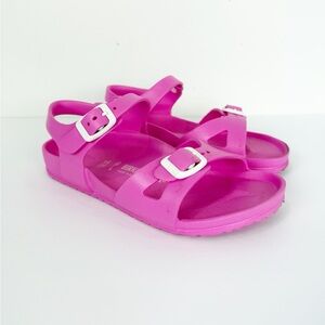 Birkenstock Kids Girls Pink Rio Essentials EVA Sandal Size 34 3 US